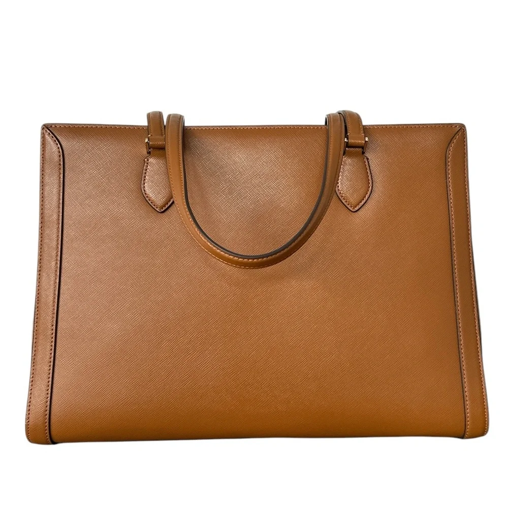 kate spade Brown Leather Laptop Tote